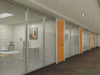 Hollow built-in louver glass